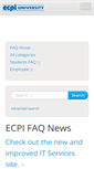 Mobile Screenshot of itservices.ecpi.edu
